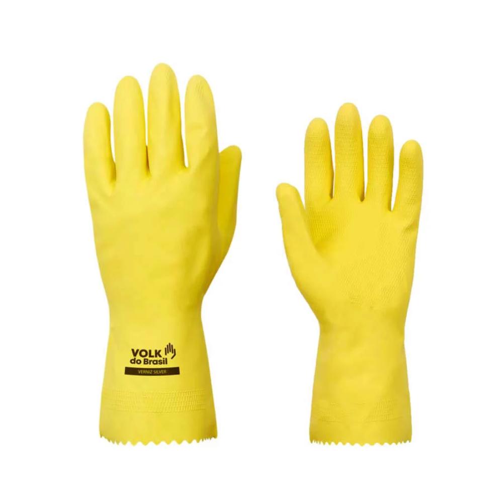 LUVA LATEX VERNIZ SILVER SLIM VOLK - CA. 37277