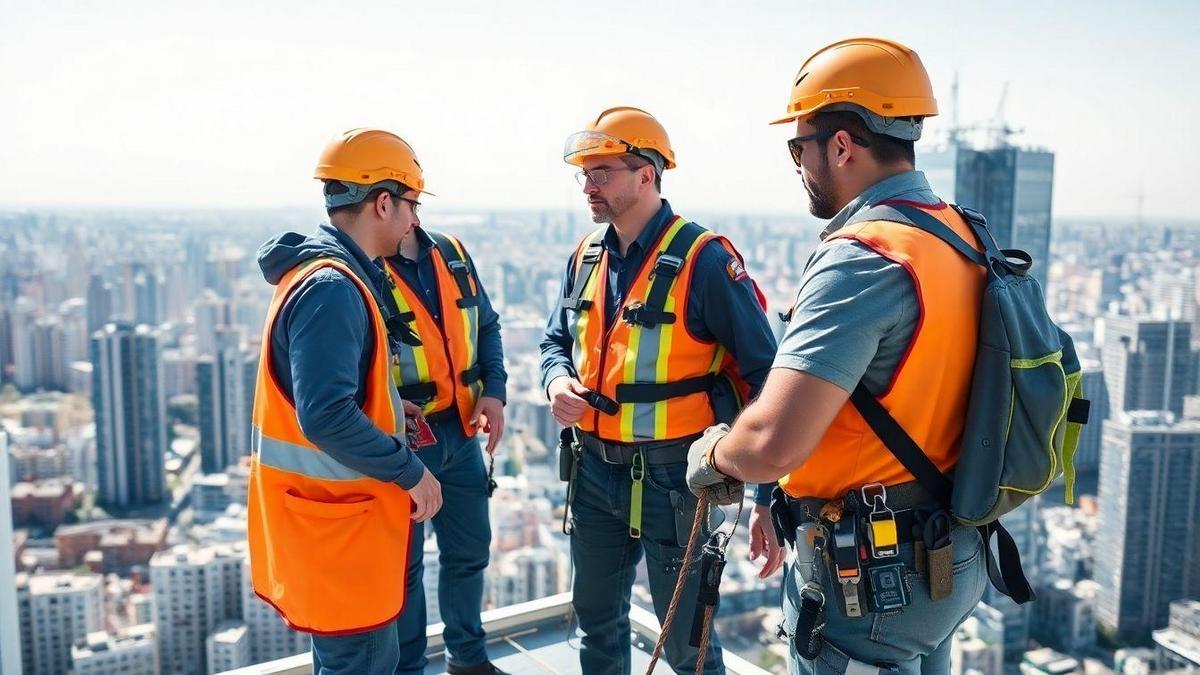 Importância dos EPIs para equipes de manutenção em altura