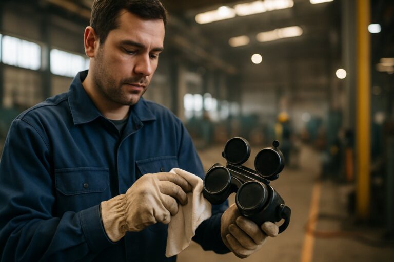 Passo a passo para realizar a manutenção correta de óculos de solda em ambientes industriais